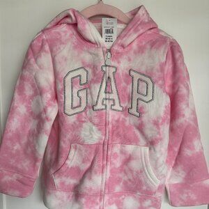 NWT Tie-dye GAP Fleece-lined Hoodie Size 4 years
